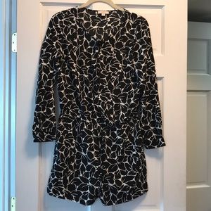 Loft drawstring waist romper